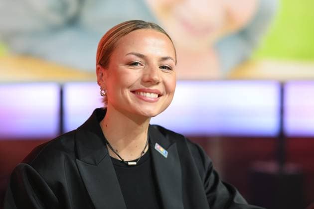 Ada THEILKEN, portrait, portrait, portrait, cropped single image, single motif, 30 RTL Spendenmarathon Wir helfen Kindern , television, 20 21 11 2025 in Huerth, Germany,