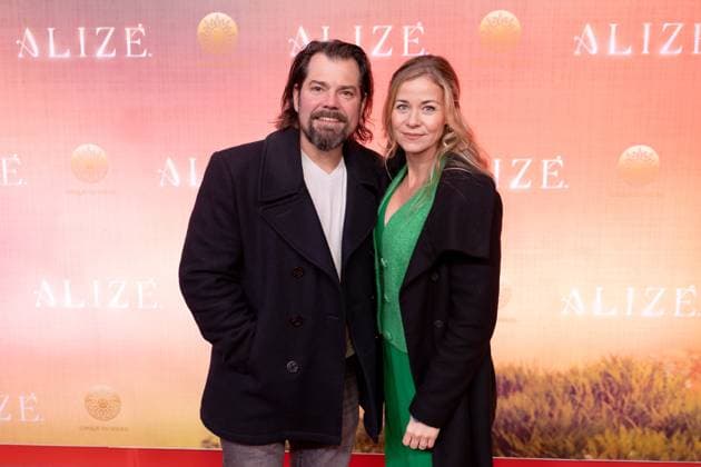 Alizé, world premiere at the Theater am Potsdamer Platz, Berlin, 20 11 2025 Daniel Fehlow and Jessica Ginkel at the Cirque du Soleil Alizé world premiere at the Berlin Theater am Potsdamer Platz on 20 11 2025 20 11 2025 in Berlin Berlin Theater am Potsdamer Platz Copyright: xJensxFinkex