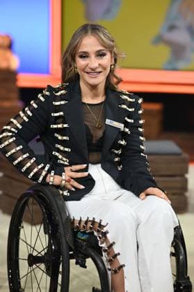 Kristina VOGEL, former track cyclist, portrait, portrait, cropped single image, single subject, 30 RTL Spendenmarathon Wir helfen Kindern , television, 20 21 11 2025 in Huerth, Germany,