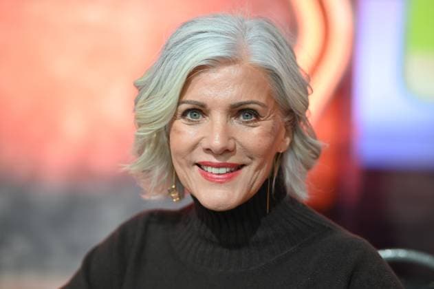 Birgit SCHROWANGE, presenter, portrait, portrait, cropped single image, single subject, 30 RTL Spendenmarathon Wir helfen Kindern , television, 20 21 11 2025 in Huerth, Germany,