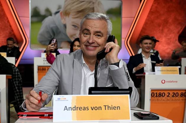 30 RTL Spendenmarathon 2025 on 21 11 2025 at EMG Studio 8 in Hürth Andreas von Thien at the 30 RTL Spendenmarathon 2025 on 21 11 2025 at EMG Studio 8 in Hürth xJFx
