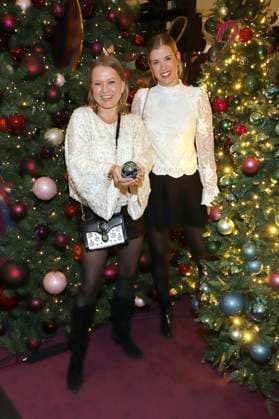 Nova Meierhenrich and Sina Zadra at the 15 Alsterhaus Christmas Shopping Night 2025 at Alsterhaus Hamburg, 20 11 2025 Foto:xgbrcix xFuturexImagex christmas_shopping_5583