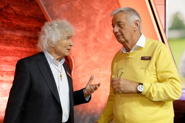 Peter Orloff and Reiner Meutsch at the 30 RTL Spendenmarathon 2025 in Studio 8 of EMG Studios Hürth, 21 11 2025 Foto:xR.xStoffelsx xFuturexImagex spendenmarathon_5494