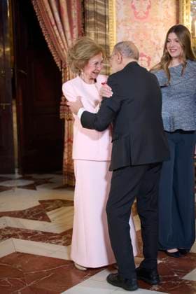 Spanish King Felipe VI and Letizia with Princess of Asturias Leonor de Borbon , Princess Sofia de Borbon and Queen Sofia of Greece attending the imposition of the necklace of the Order Golden Fleece Toison de Oro in Madrid Cordon Press 