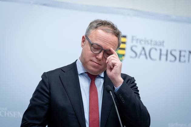2. Mittelständischer Stahlgipfel Vertretung Sachsen beim Bund, Berlin, Mario Voigt, Ministerpräsident, Thüringen Berlin Berlin GER *** 2 SME Steel Summit Representation of Saxony to the Federal Government, Berlin, Mario Voigt, Minister President, Thuringia Berlin Berlin GER