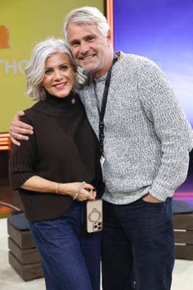 Birgit Schrowange with husband Frank Spothelfer at the 30 RTL Spendenmarathon 2025 in Studio 8 of EMG Studios Hürth, 21 11 2025 Foto:xR.xStoffelsx xFuturexImagex spendenmarathon_5547