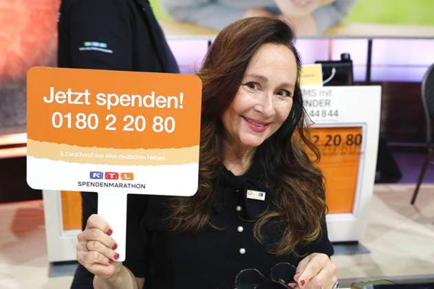 Claudia Hessel at the 30 RTL Spendenmarathon 2025 in Studio 8 of EMG Studios Hürth, 21 11 2025 Foto:xR.xStoffelsx xFuturexImagex spendenmarathon_5552