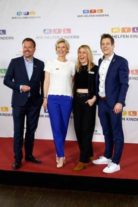 Oliver Beckmeier, Verena Fels, Daniela Will and Daniel Schüler at the 30 RTL Spendenmarathon 2025 in Studio 8 of EMG Studios Hürth, 21 11 2025 Foto:xR.xStoffelsx xFuturexImagex spendenmarathon_5555