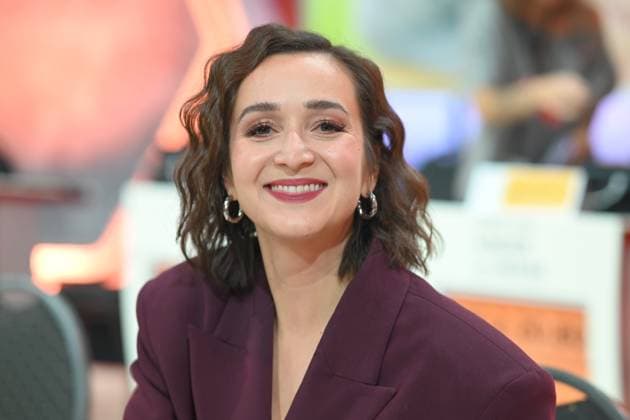 Daria SEMKOV, presenter portrait, portrait, portrait, cropped single image, single subject, 30 RTL Spendenmarathon Wir helfen Kindern , television, 20 21 11 2025 in Huerth, Germany,