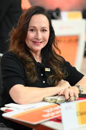 Claudia HESSEL, presenter portrait, portrait, portrait, cropped single image, single subject, 30 RTL Spendenmarathon Wir helfen Kindern , television, 20 21 11 2025 in Huerth, Germany,