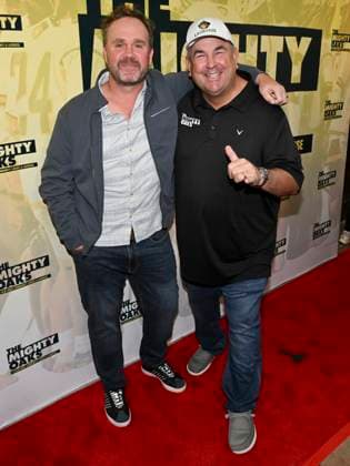 November 20, 2025, Westwood, California, USA: Writer and director BRENDAN HARTY and producer BRAD LEDWITH attend the Los Angeles red carpet premiere of The Mighty Oaks Premiere. Westwood USA - ZUMAb173 20251120_aap_b173_026 Copyright: xBillyxBennightx