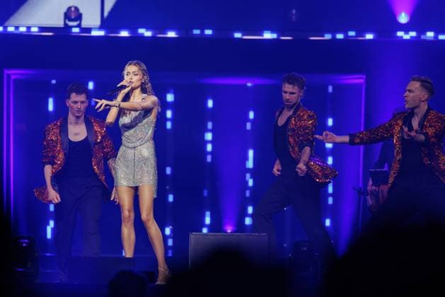 The Netherlands, 2025-11-20 20:35:36 NLD Amsterdam 20251120 - 5th edition of the Big Song Festival in Ziggo DomePictured: Stefania Liberakakis  Copyright: xx x