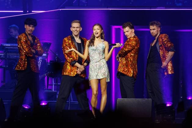 The Netherlands, 2025-11-20 20:36:53 NLD Amsterdam 20251120 - 5th edition of the Big Song Festival in Ziggo DomePictured: Stefania Liberakakis  Copyright: xx x