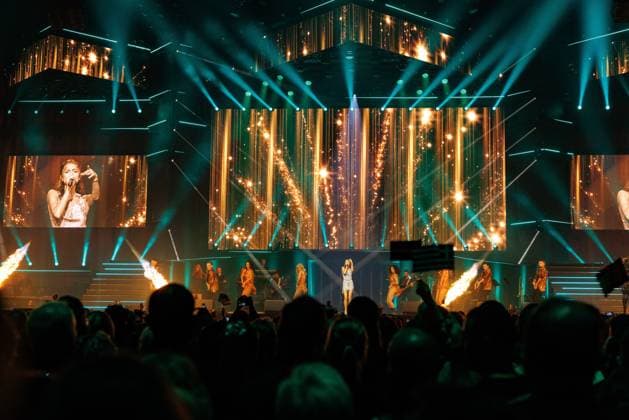 The Netherlands, 2025-11-20 20:38:58 NLD Amsterdam 20251120 - 5th edition of the Big Song Festival in Ziggo DomePictured: Stefania Liberakakis  Copyright: xx x