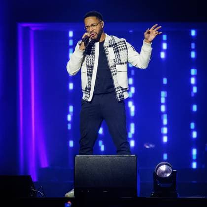 The Netherlands, 2025-11-20 20:53:33 NLD Amsterdam 20251120 - 5th edition of the Big Song Festival in Ziggo DomePictured: Cesar Sampson  Copyright: xx x