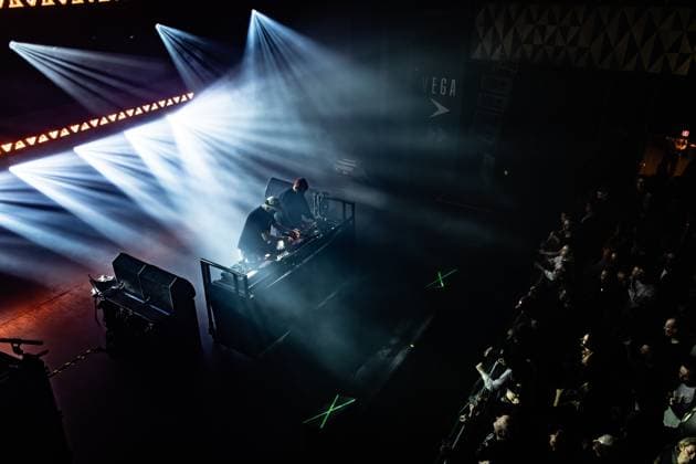 Modeselektor live in Copenhagen, Denmark Copenhagen, Denmark. 20th, November 2025. The German electronic music duo Modeselektor performs a live concert at Vega in Copenhagen. Denmark, Copenhagen  Copyright: xGonzalesxPhoto ErlingxBrodersenx
