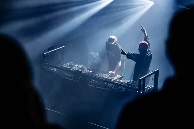 Modeselektor live in Copenhagen, Denmark Copenhagen, Denmark. 20th, November 2025. The German electronic music duo Modeselektor performs a live concert at Vega in Copenhagen. Denmark, Copenhagen  Copyright: xGonzalesxPhoto ErlingxBrodersenx