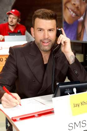 Jay Khan at the 30 RTL Spendenmarathon 2025 in Studio 8 of EMG Studios Hürth, 21 11 2025 Foto:xR.xStoffelsx xFuturexImagex spendenmarathon_5722