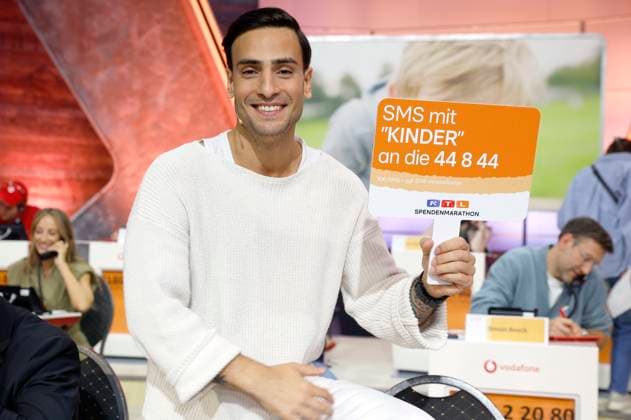 Timur Ülker at the 30 RTL Spendenmarathon 2025 in Studio 8 of EMG Studios Hürth, 21 11 2025 Foto:xR.xStoffelsx xFuturexImagex spendenmarathon_5729