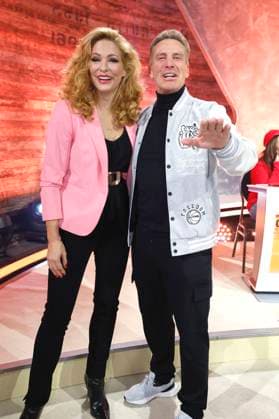 Sonya Kraus and Jürgen Milski at the 30 RTL Spendenmarathon 2025 in Studio 8 at EMG Studios Hürth, 21 11 2025 Foto:xR.xStoffelsx xFuturexImagex spendenmarathon_5867