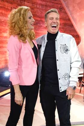 Sonya Kraus and Jürgen Milski at the 30 RTL Spendenmarathon 2025 in Studio 8 at EMG Studios Hürth, 21 11 2025 Foto:xR.xStoffelsx xFuturexImagex spendenmarathon_5872