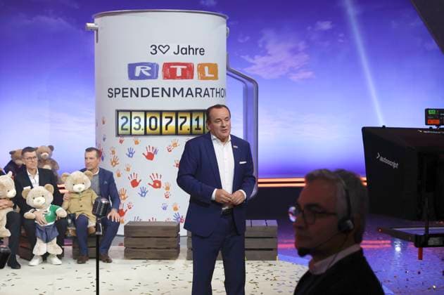 Wolfram Kons at the 30 RTL Spendenmarathon 2025 in Studio 8 of EMG Studios Hürth, 21 11 2025 Foto:xR.xStoffelsx xFuturexImagex spendenmarathon_5892