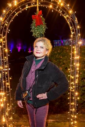 abb Eva Imhof Wetter Moderator as a guest at the premiere Christmas in the zoo with celebrities on 21 11 2025 in Berlin Berlin Germany