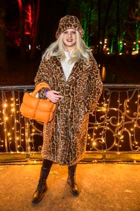 abb Sarah Knappik as a guest at the premiere Christmas in the zoo with celebrities on 21 11 2025 in Berlin Berlin Germany
