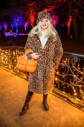 abb Sarah Knappik as a guest at the premiere Christmas in the zoo with celebrities on 21 11 2025 in Berlin Berlin Germany