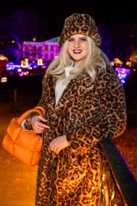 abb Sarah Knappik as a guest at the premiere Christmas in the zoo with celebrities on 21 11 2025 in Berlin Berlin Germany