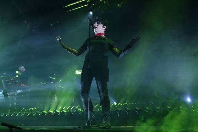 Gary Numan performing at Eventim Apollo in London LONDON, ENGLAND - NOVEMBER 21: Gary Numan performing at Eventim Apollo during the Telekon 45th Anniversary Tour on November 21, 2025 in London, England. CAP MAR MAR Great Britain Copyright: xMartinxHarris CapitalxPicturesx