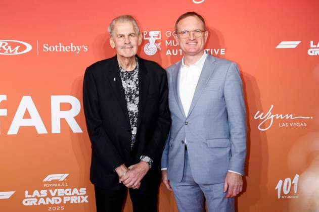 Gordon Murray and Kyle Clifford at the amfAR Las Vegas Gala 2025 at the Wynn Las Vegas Hotel Las Vegas, 21 11 2025 Foto:xJ.xBlocx xFuturexImagex amfar_vegas_5150
