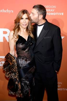 Jo Champa and Fausto Puglisi at the amfAR Las Vegas Gala 2025 at the Hotel Wynn Las Vegas Las Vegas, 21 11 2025 Foto:xJ.xBlocx xFuturexImagex amfar_vegas_5188