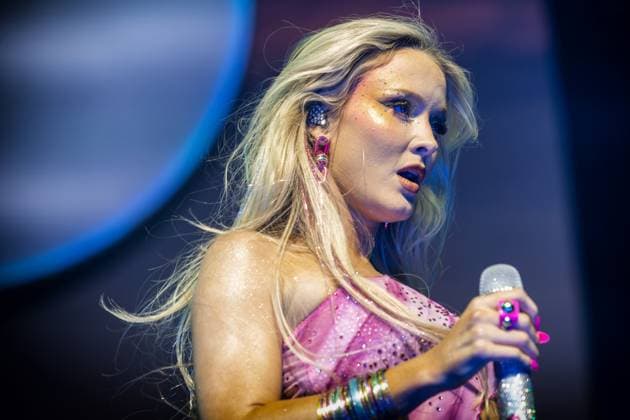 Zara Larsson live in Oslo, Norway Oslo, Norway. 21st, November 2025. The Swedish singer Zara Larsson performs a live concert at Unity Arena in Oslo. Norway, Oslo, Unity Arena  Copyright: xGonzalesxPhoto TerjexDokkenx