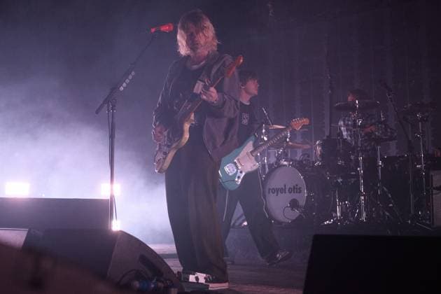 Royel Otis Perform at Brixton Academy, London (L-R) Royel Maddell and Otis Pavlovic of Australian indie pop duo Royal Otis performs on the first of three nights at Brixton Academy, London, England, UK on Friday 21 November 2025 as part of their Meet Me In The Car Tour., Credit:Justin Ng Avalon UK, England, London, Brixton Academy  Copyright: xJustinxNgx xAvalonx 1053812520