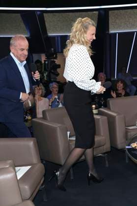 Hubertus Meyer Burckhardt and Barbara Schöneberger at the recording of the NDR Talk Show in the NDR television studio in Lokstedt Hamburg, 21 11 2025 Foto:xgbrcix xFuturexImagex ndr_talk2111_5170