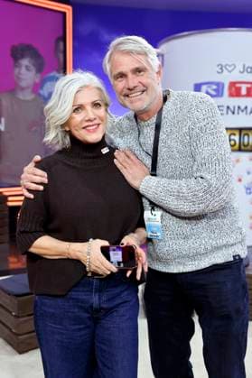 TV presenter Birgit Schrowange and her husband entrepreneur Frank Spothelfer at the 30 RTL Spendenmarathon 2025in Studio 8 of EMG Studios Hürth, 21 11 2025 NRW Germany Copyright: xChristophxHardtx