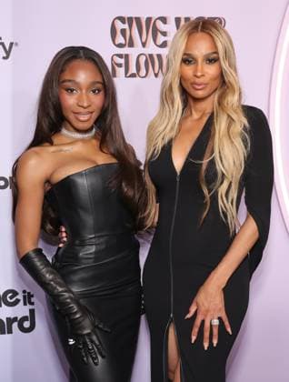 4th Annual Femme It Forward Give Her FlowHERS Gala at The Beverly Hilton Featuring: Normani, Ciara Where: Los Angeles, California, United States When: 21 Nov 2025 Credit: Faye s Vision Cover Images EDITORIAL USE ONLY. NOT FOR USE BY NEWSPAPERS BASED IN THE UK. Copyright: xx coverimg55286049