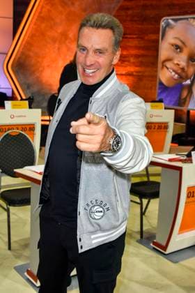 ABB Jürgen Juergen Milski as a guest in the RTL studio at the charity for the 30th anniversary of the RTL Spendenmarathon wir helfen Kindern bei RTL Deutschland on 21 11 2025 2 donation day in Cologne Deutz NRW Germany