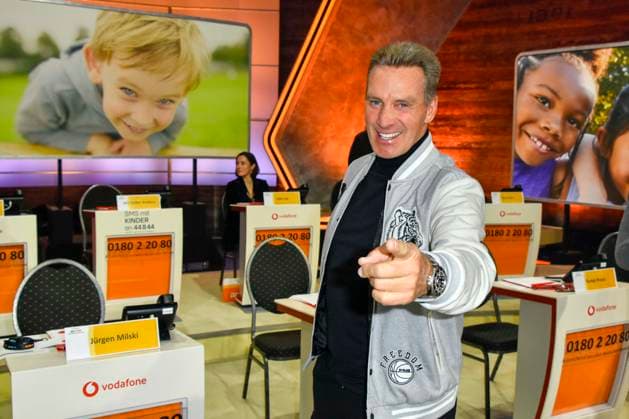 ABB Jürgen Juergen Milski as a guest in the RTL studio at the charity for the 30th anniversary of the RTL Spendenmarathon wir helfen Kindern bei RTL Deutschland on 21 11 2025 2 donation day in Cologne Deutz NRW Germany