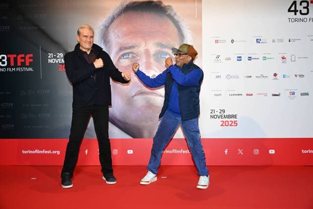 43rd Turin Film Festival 2025, Day 1 - Photocall. Pictured: Dolph Lundgren, Spike Lee  Copyright: xMaurizioxD Avanzox xipa-agency.netx xDxAvanzo xMangiarottix IPA_Agency_IPA68246966