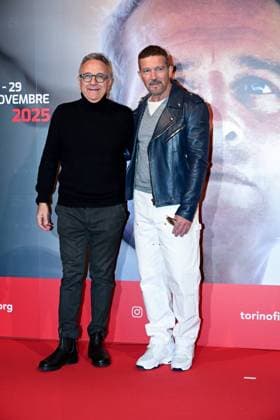 43rd Turin Film Festival 2025, Day 1 - Photocall. Pictured: Paolo Del Brocco, Antonio Banderas  Copyright: xMaurizioxD Avanzox xipa-agency.netx xDxAvanzo xMangiarottix IPA_Agency_IPA68247084