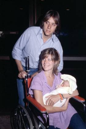 Debby Boone and Gabriel Ferrer with son Jordan in 1980 Copyright: xRalphxDominguez MediaPunchx