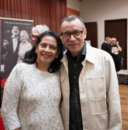 November 23, 2025, Dallas, Texas, USA : FRED ARMISEN meeting with Nick Barot of Little Elm Texas Dallas USA - ZUMAm147 20251123_zap_m147_004 Copyright: xHossxMcBainx