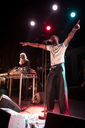 Joshua Idehen at Eventim Apollo Joshua Idehen performs at Eventim Apollo in London on 22nd November 2025, supporting Baxter Dury., Credit:Zoran Veselinovic Avalon UK, London, Eventim Apollo  Copyright: xZoranxVeselinovicx xAvalonx 1054074142