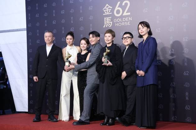 62nd Golden Horse Awards in Taipei TAIPEI, CHINA - NOVEMBER 22, 2025 - Hong Kong actor Will Or and American actress Caitlin Fang and Taiwanese female singer Joanne Attended the 62nd Golden Horse Awards Celebration Banquet in Taipei, China on November 22, 2025. Taipei Taiwan China  Copyright: xCFOTOx i1763914484269