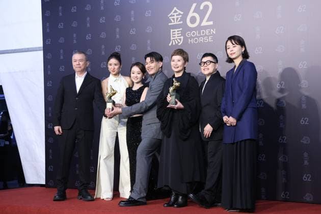 62nd Golden Horse Awards in Taipei TAIPEI, CHINA - NOVEMBER 22, 2025 - Hong Kong actor Will Or and American actress Caitlin Fang and Taiwanese female singer Joanne Attended the 62nd Golden Horse Awards Celebration Banquet in Taipei, China on November 22, 2025. Taipei Taiwan China  Copyright: xCFOTOx i1763914484098