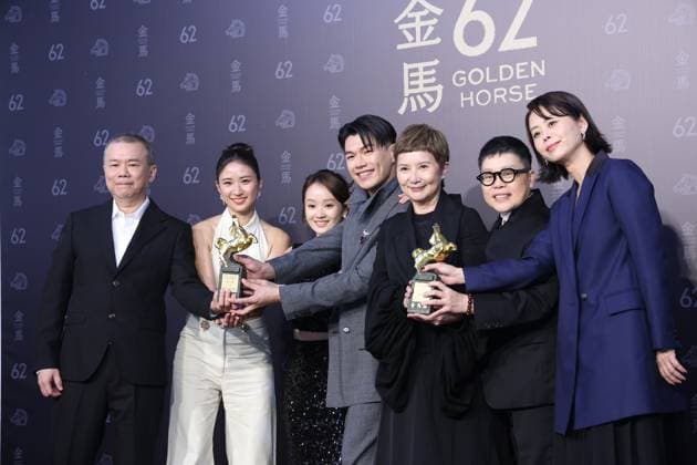 62nd Golden Horse Awards in Taipei TAIPEI, CHINA - NOVEMBER 22, 2025 - Hong Kong actor Will Or and American actress Caitlin Fang and Taiwanese female singer Joanne Attended the 62nd Golden Horse Awards Celebration Banquet in Taipei, China on November 22, 2025. Taipei Taiwan China  Copyright: xCFOTOx i1763914484712