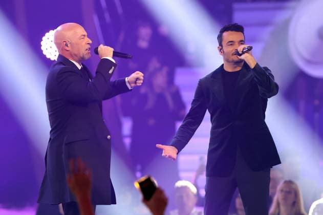 ZDF Die Giovanni Zarrella Show Singer Der Graf Unheilig and Giovanni Zarrella during the ZDF entertainment program Die Giovanni Zarrella Show on 22 11 2025 in the Messehalle Offenburg 20251122SBK0117