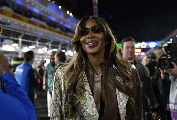 Formula 1 Grand Prix of Las Vegas 2025 - Pre-Race Show (Grid) LAS VEGAS, NEVADA - NOVEMBER 22: British supermodel Naomi Campbell is seen at Pre-Race Show (Grid) during race night at the Formula 1 Grand Prix 2025 of Las Vegas at Las Vegas Strip Circuit on November 22, 2025 in Las Vegas, Nevada, United States. Tayfun Coskun Anadolu Nevada United States. Editorial use only. Please get in touch for any other usage.  Copyright: x2025xAnadoluxTayfunxCoskunx
